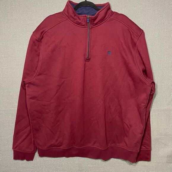 Izod Other - Izod 1/4 Quarter Zip Fleece Mens 2XL Tall Advantage Performance Preppy Golf